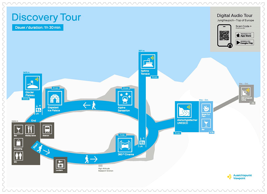  Top of Europe, <br>
Jungfraujoch 